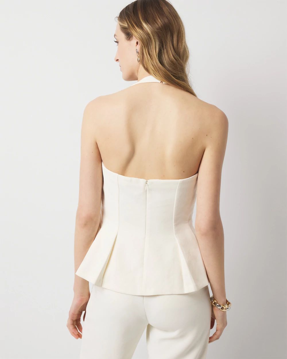 Halter Neck Bustier Top | White House Black Market